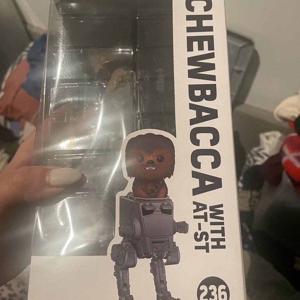 Funko Pop Chewbacca with AT-ST